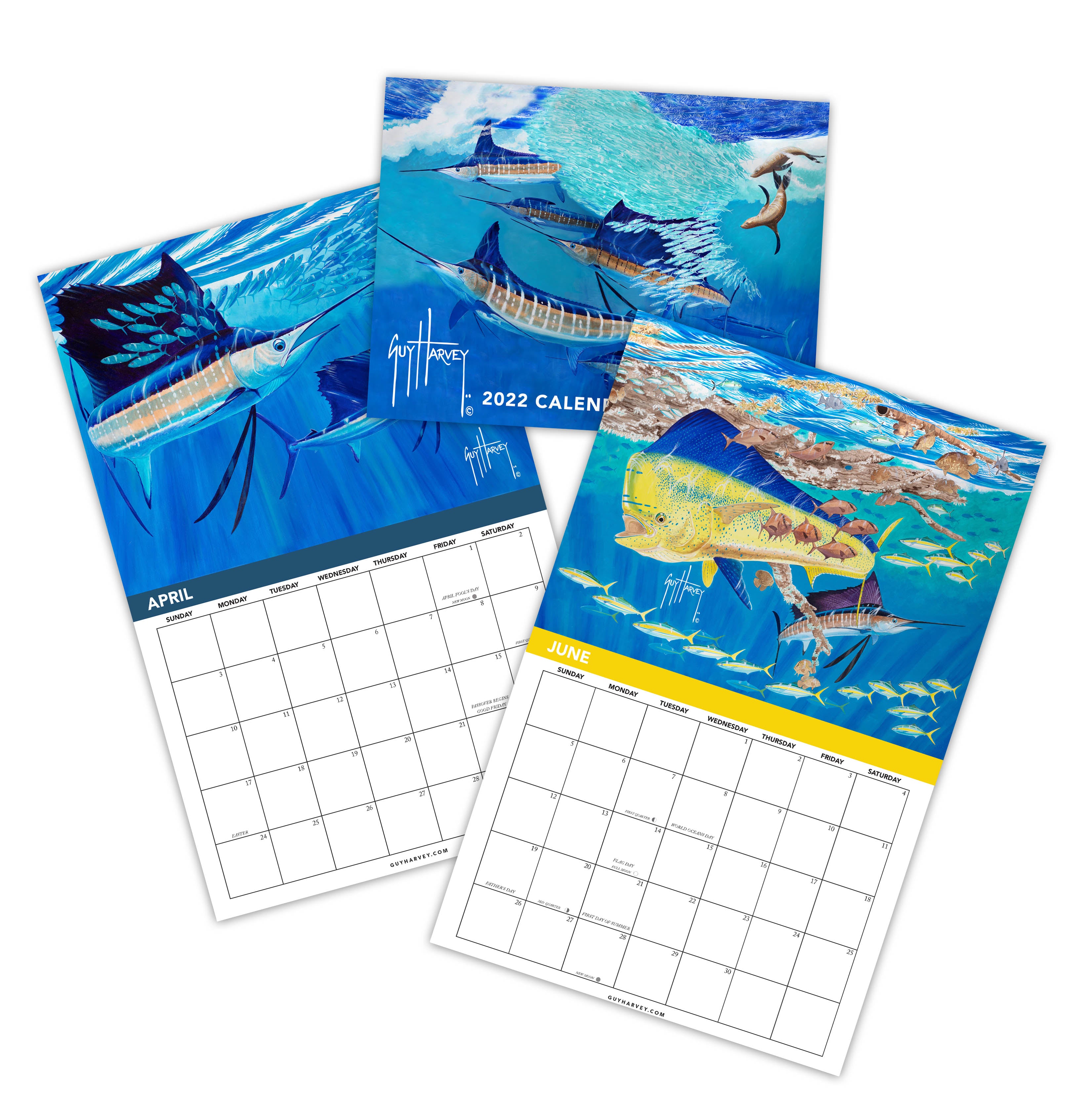 2022 Guy Harvey Calendar View 1