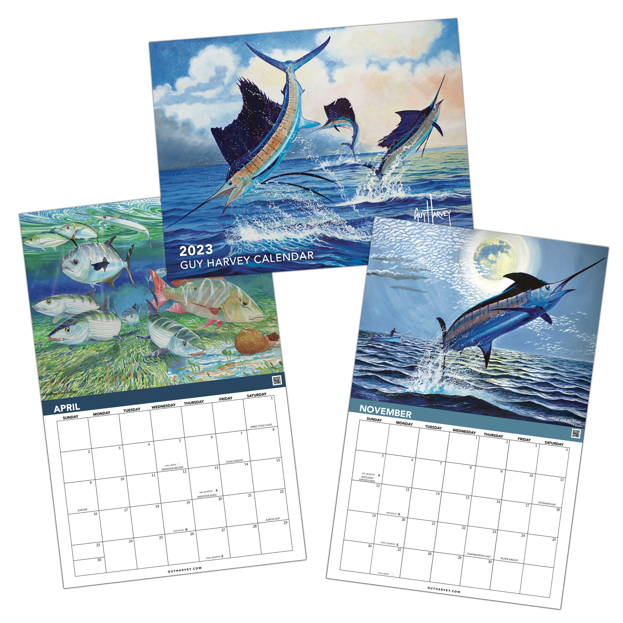 2023 Calendar Guy Harvey View 1