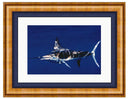 STRIPED TAGGED MARLIN PHOTO ART FRAMED View 1