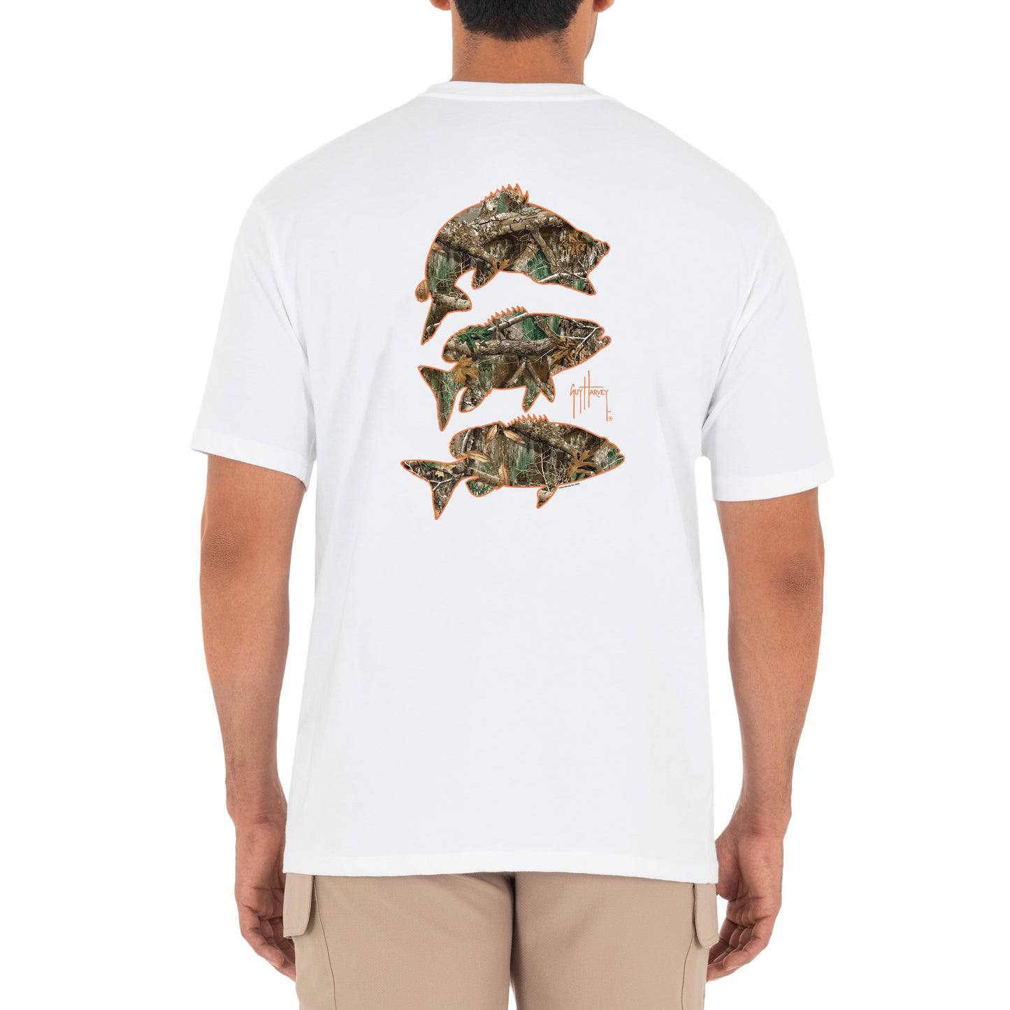 Men's Stacked Bass Realtree Short-Sleeve Pocket T-Shirt View 1