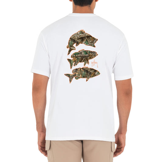 Men's Stacked Bass Realtree Short-Sleeve Pocket T-Shirt