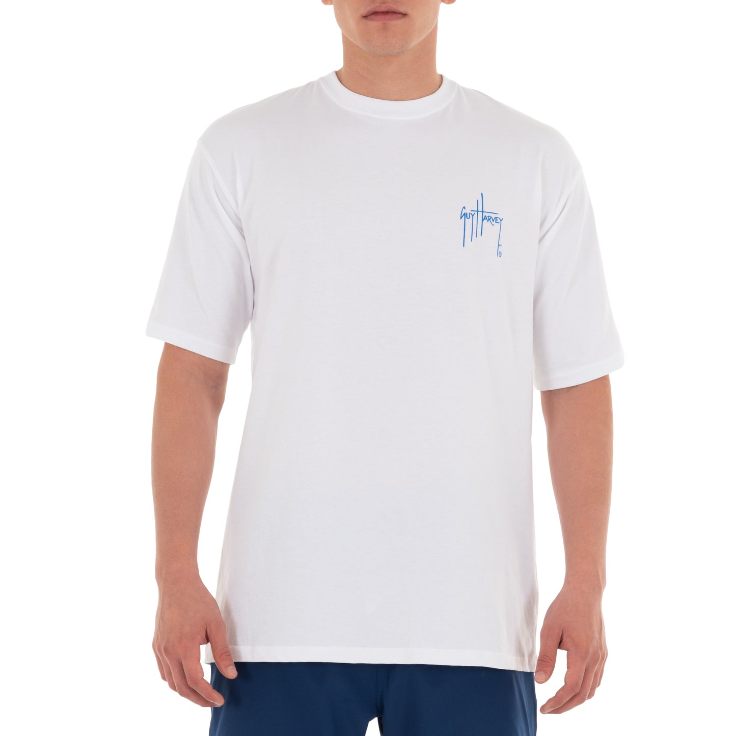 Men's Scribble Mahi Short Sleeve White T-Shirt View 2