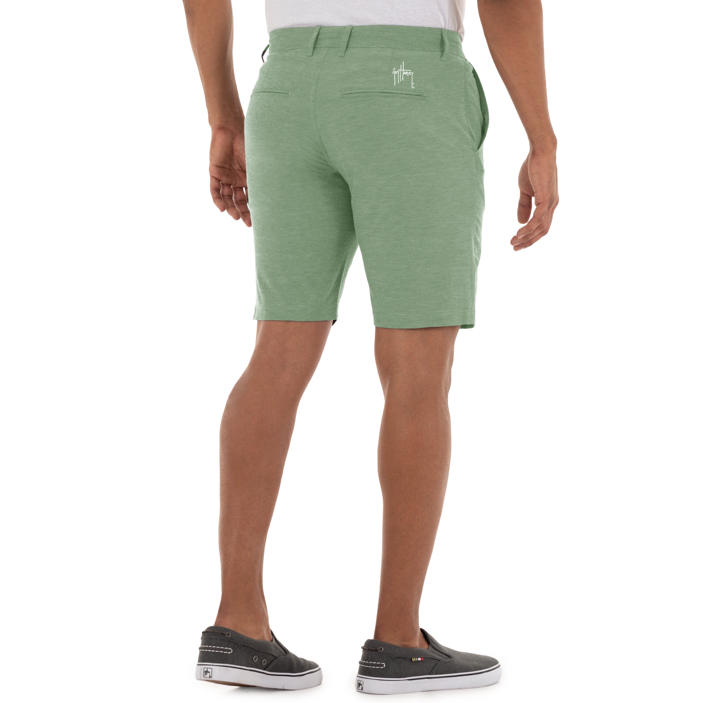 Men's 9" Hybrid Performance Green Walking Short View 6