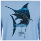 Men's Scribble Marlin Performance Fishing Shirt View 4