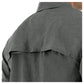 Men's Long Sleeve Heather Textured Cationic Grey Fishing Shirt View 3