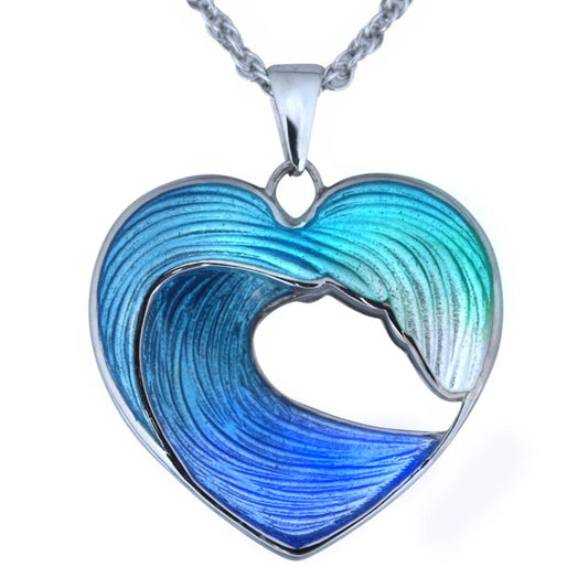 HEART OF THE SEA WAVE NECKLACE