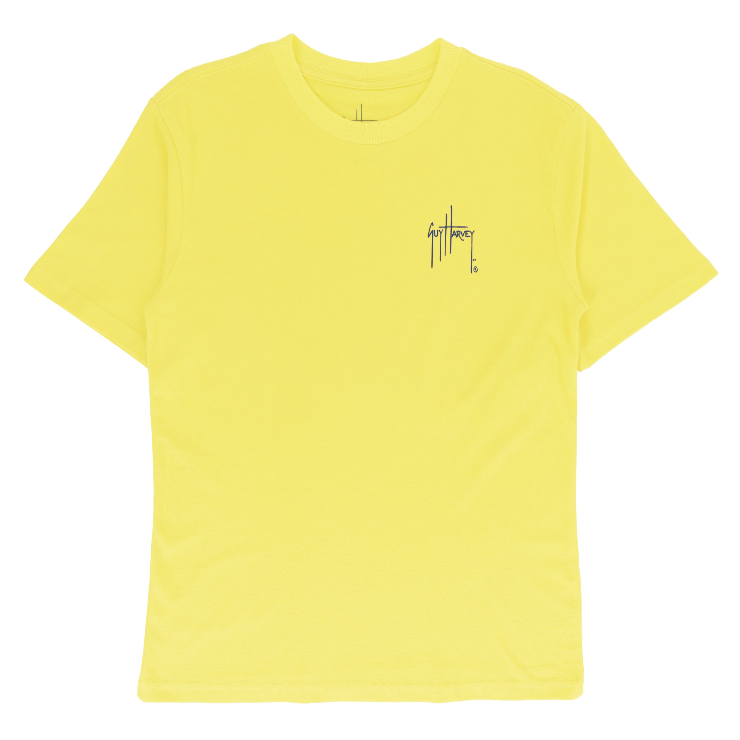 Girl's Heart Manatees Short Sleeve Yellow T-Shirt View 2