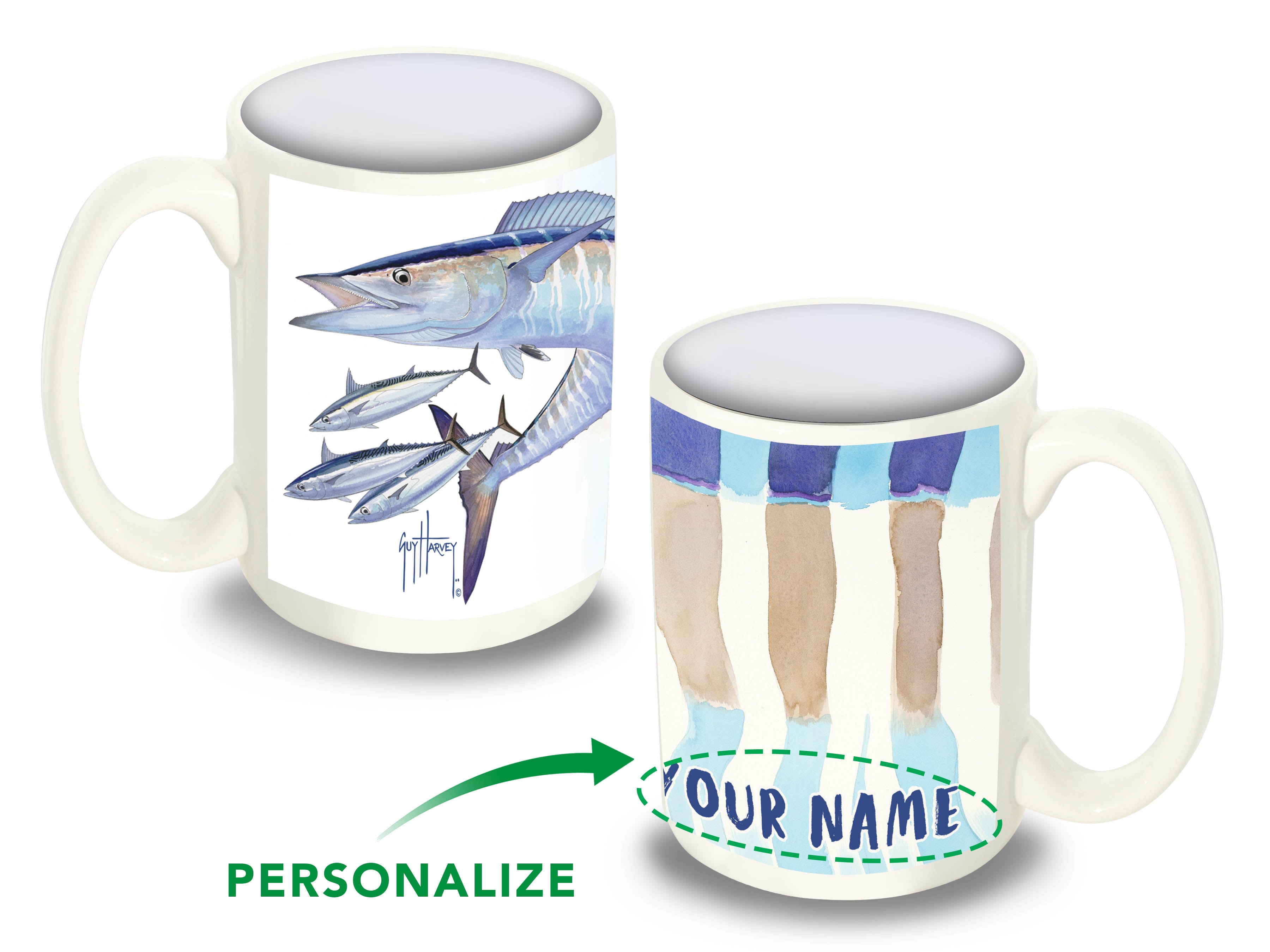 Custom Wahoo Skin Coffee Mug View 1