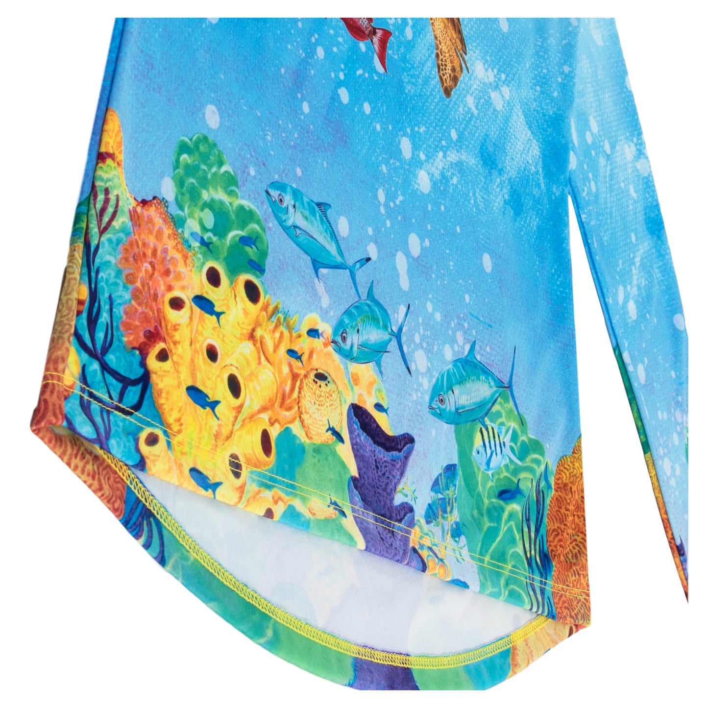 Kids Turtle Reef Long Sleeve Sun Protection Top View 5