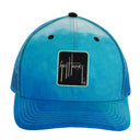 Mens Navy Mesh Trucker Hat View 3