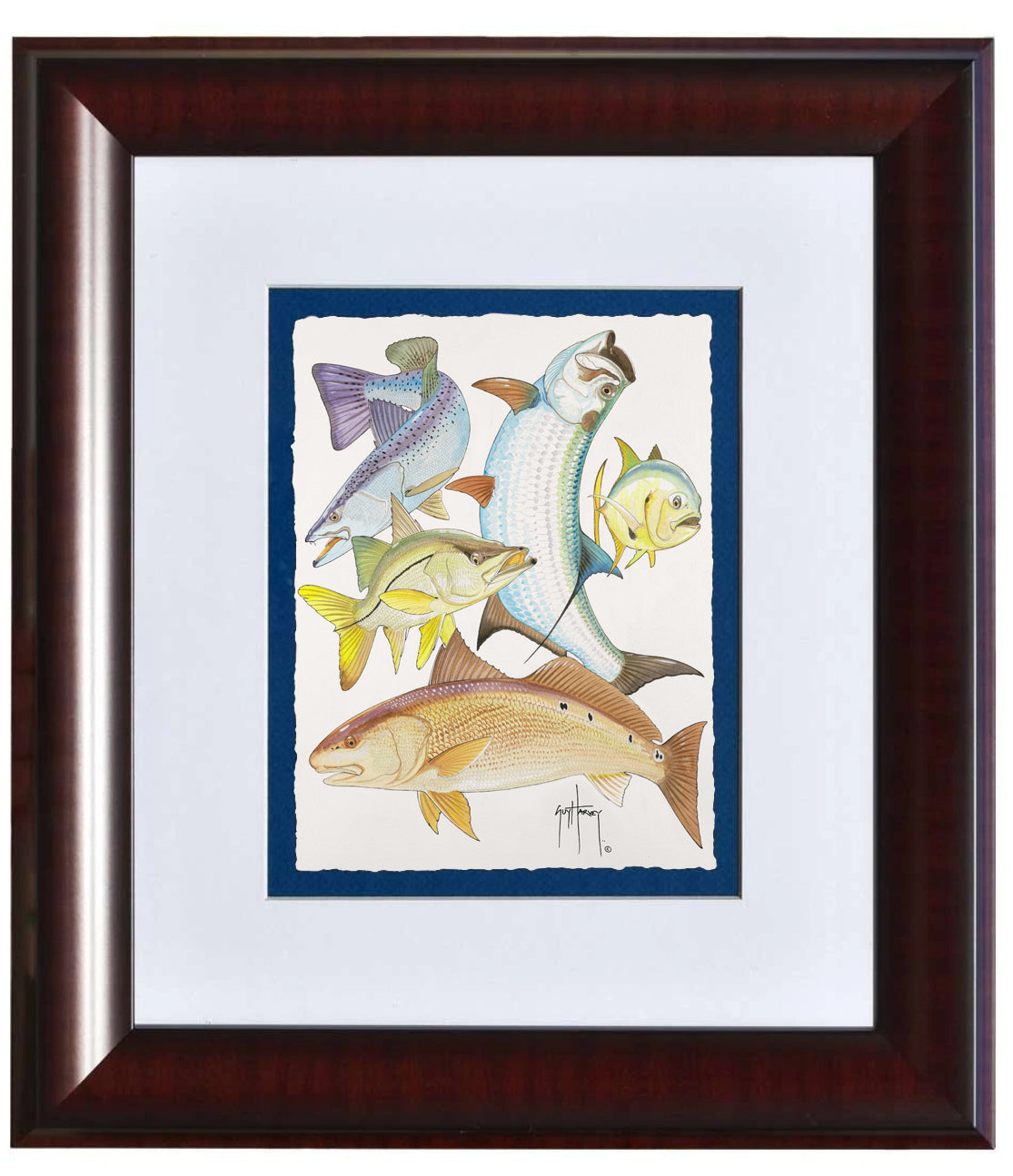 Inshore Collage II Framed Open Edition