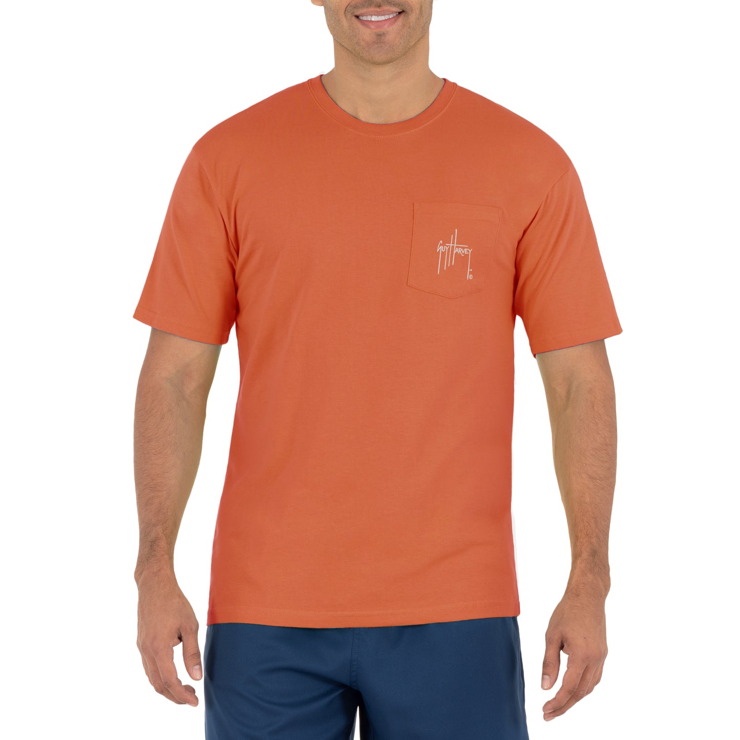 Men's Jumping Marlin Realtree Short Sleeve Pocket T-Shirt View 2
