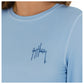 Ladies Lure Americana Long Sleeve Blue Sun Protection Top View 6