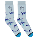 Blue Shark Socks View 1