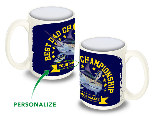Custom Dad Championship Coffee Mug