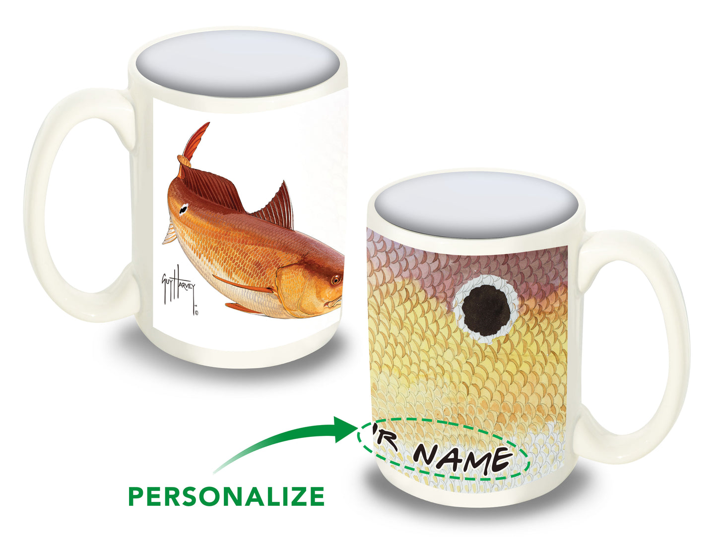 Custom Redfish Skin Coffee Mug