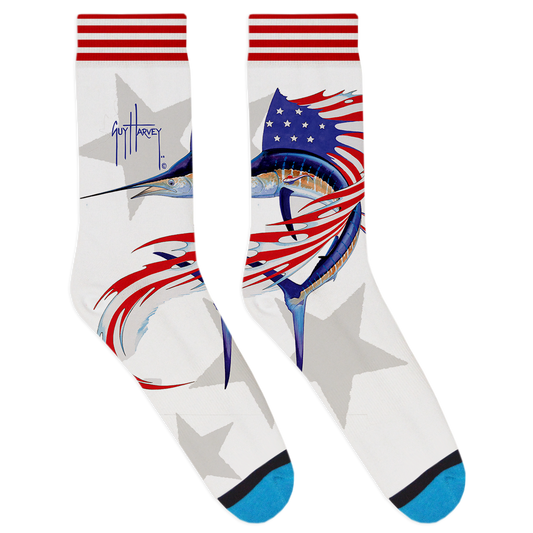Americana White Socks