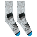 Baitwall Sails Gray Socks View 1