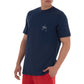 Men's Blue And Bertram Short Sleeve Pocket Navy T-Shirt View 5