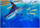 Blue Escape Aluminum Art View 1