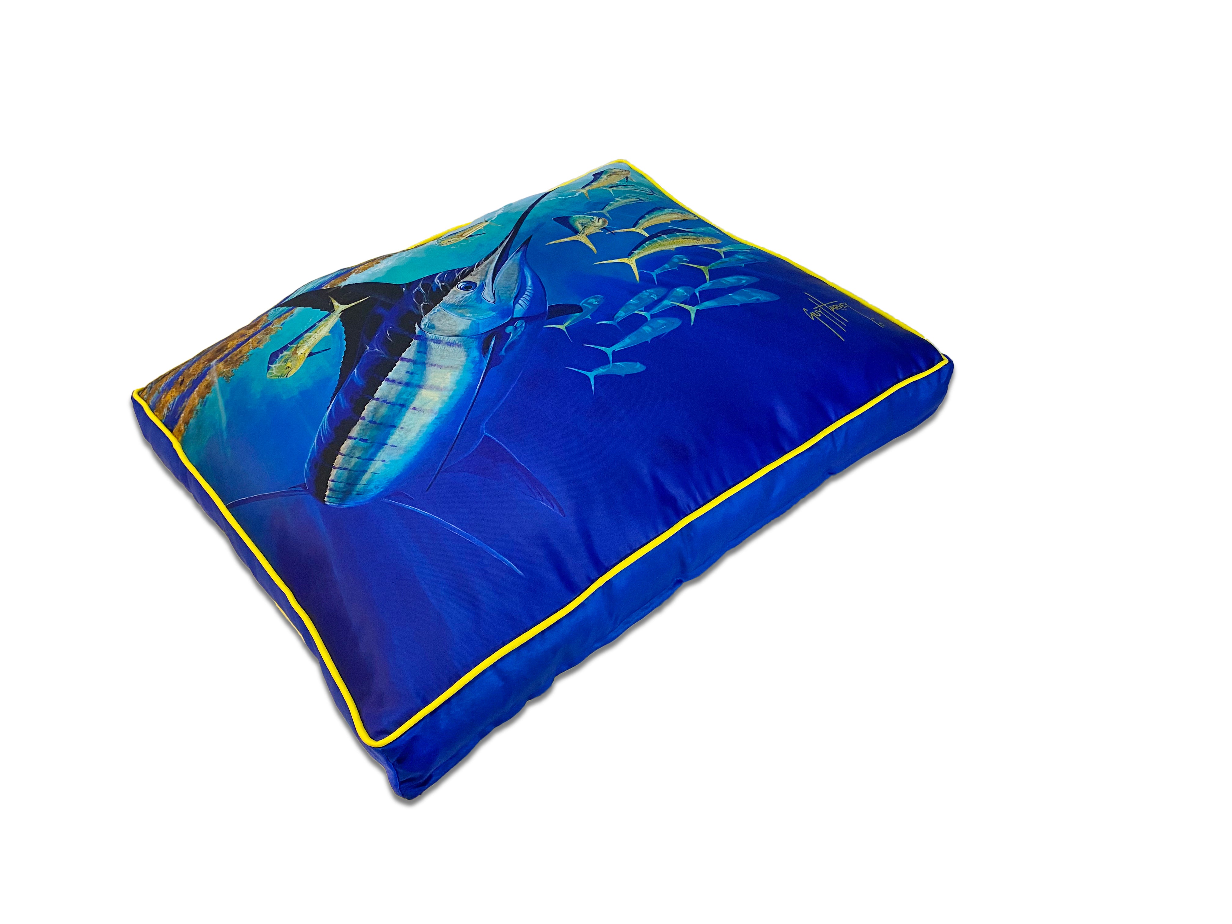 Blue Escape Guy Harvey Pet Bed View 1