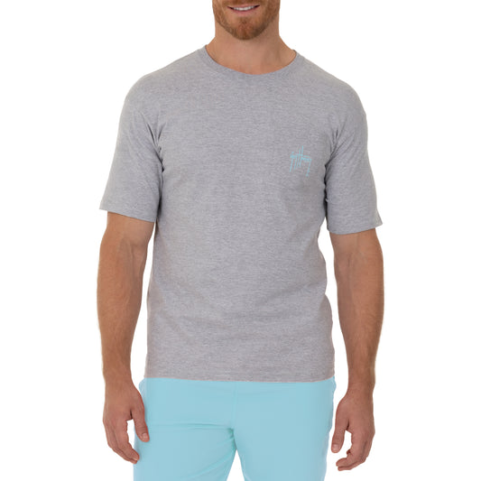 Men's Marlin Original Realtree Grey Short Sleeve Pocket T-Shirt View 2