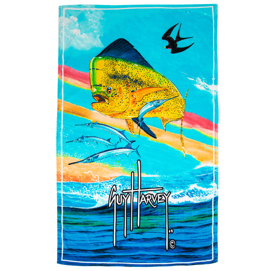 Mahi Rainbow Premium Beach Towel