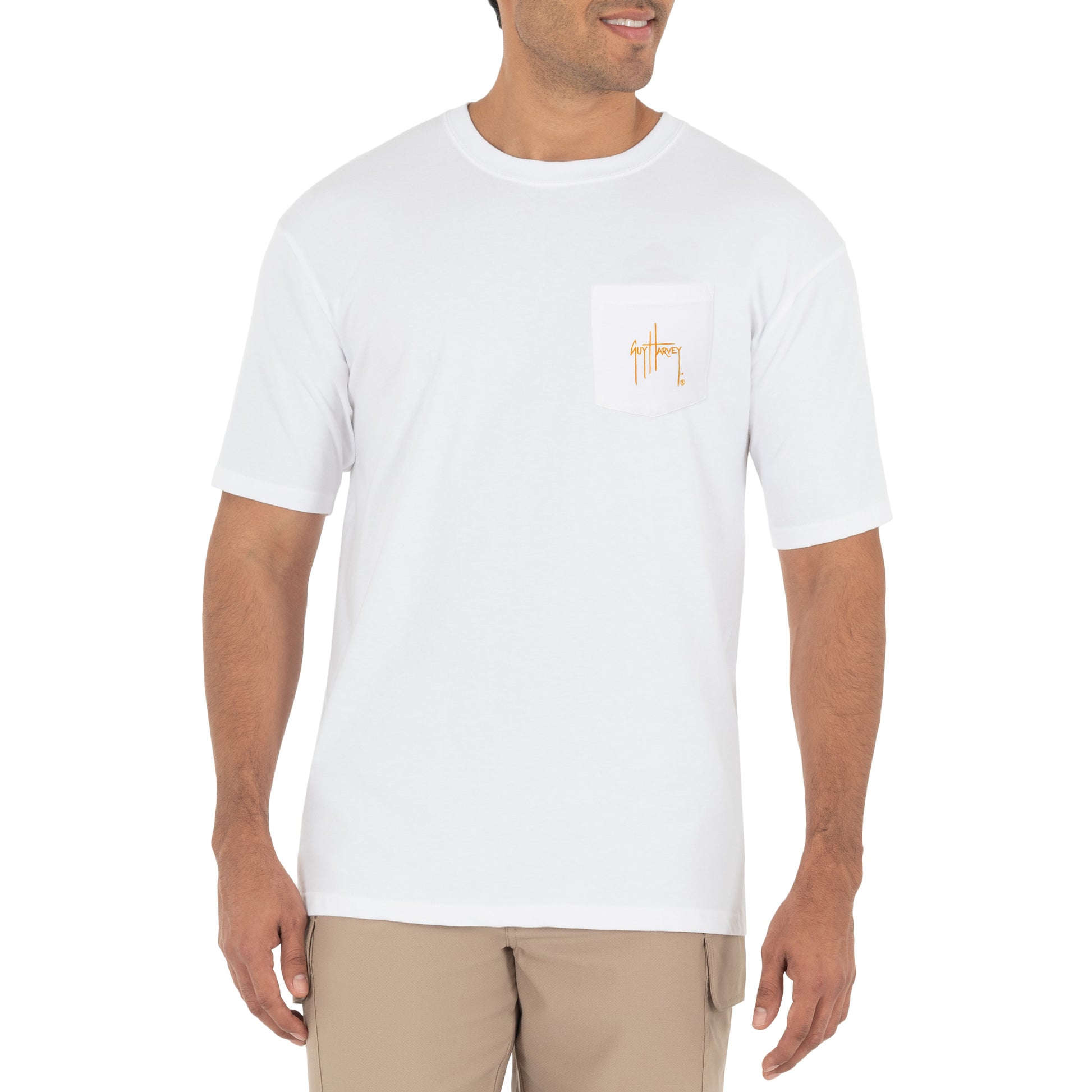 Men's Stacked Bass Realtree Short-Sleeve Pocket T-Shirt – Guy Harvey