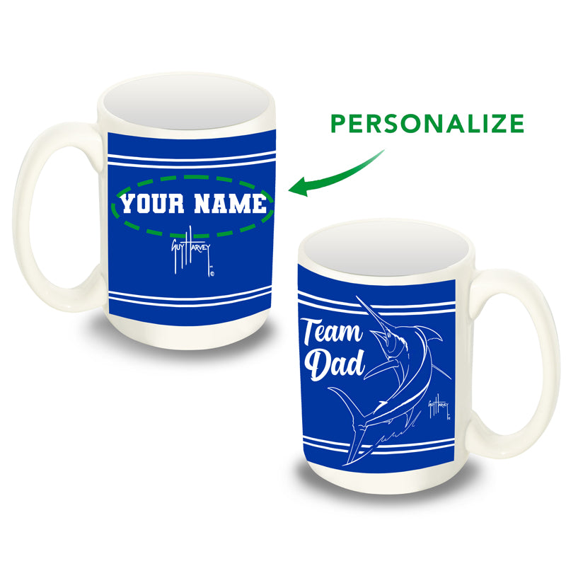Custom Team Dad Coffee Mug