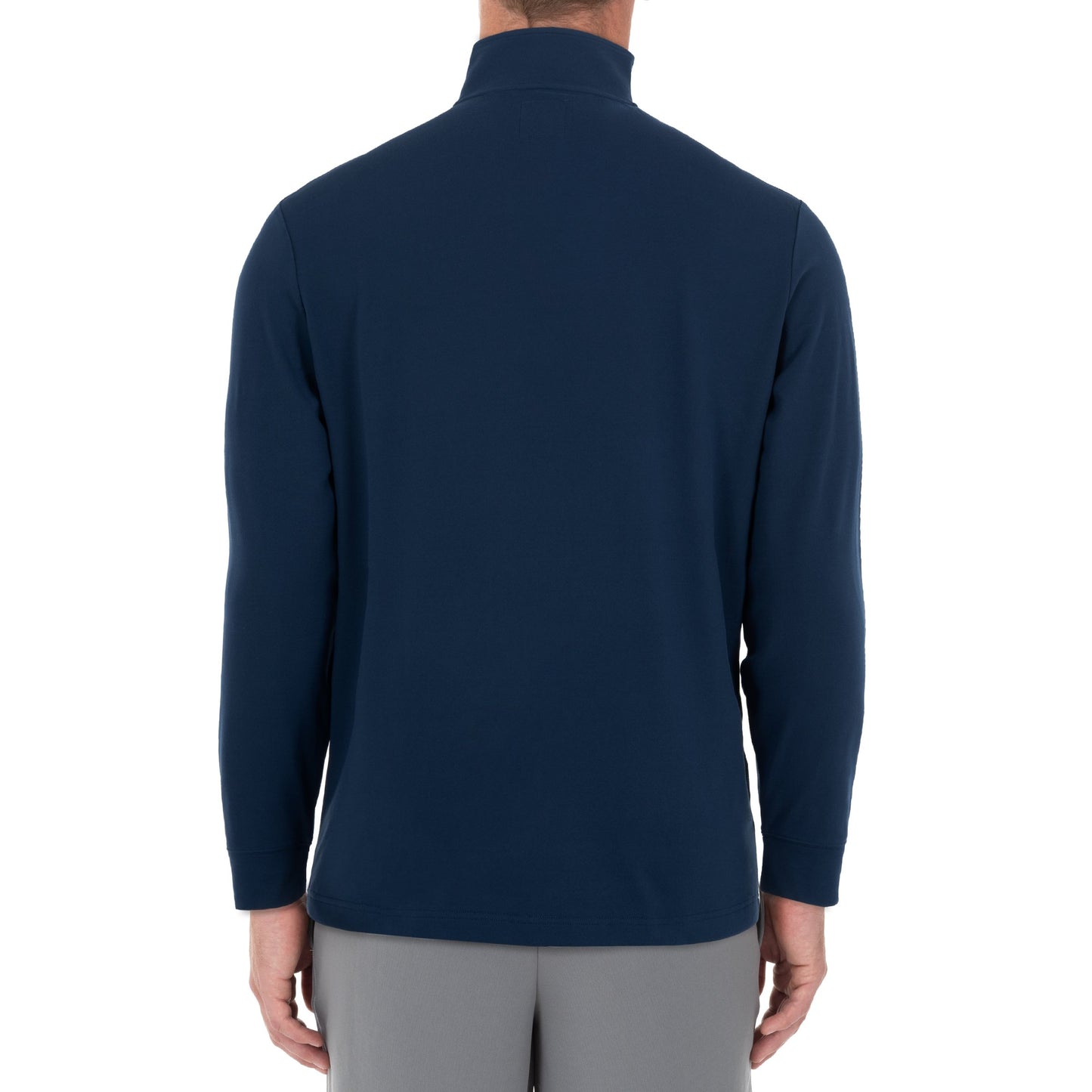 Men's Quarter Zip Lightweight Navy Pullover