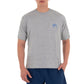 Men's Bonefish Catch II Short Sleeve Pocket Grey T-Shirt