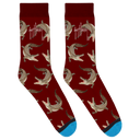 Maroon Gator Socks View 1