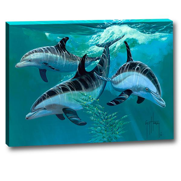 NOSIN' AROUND SMALL CANVAS ART – Guy Harvey