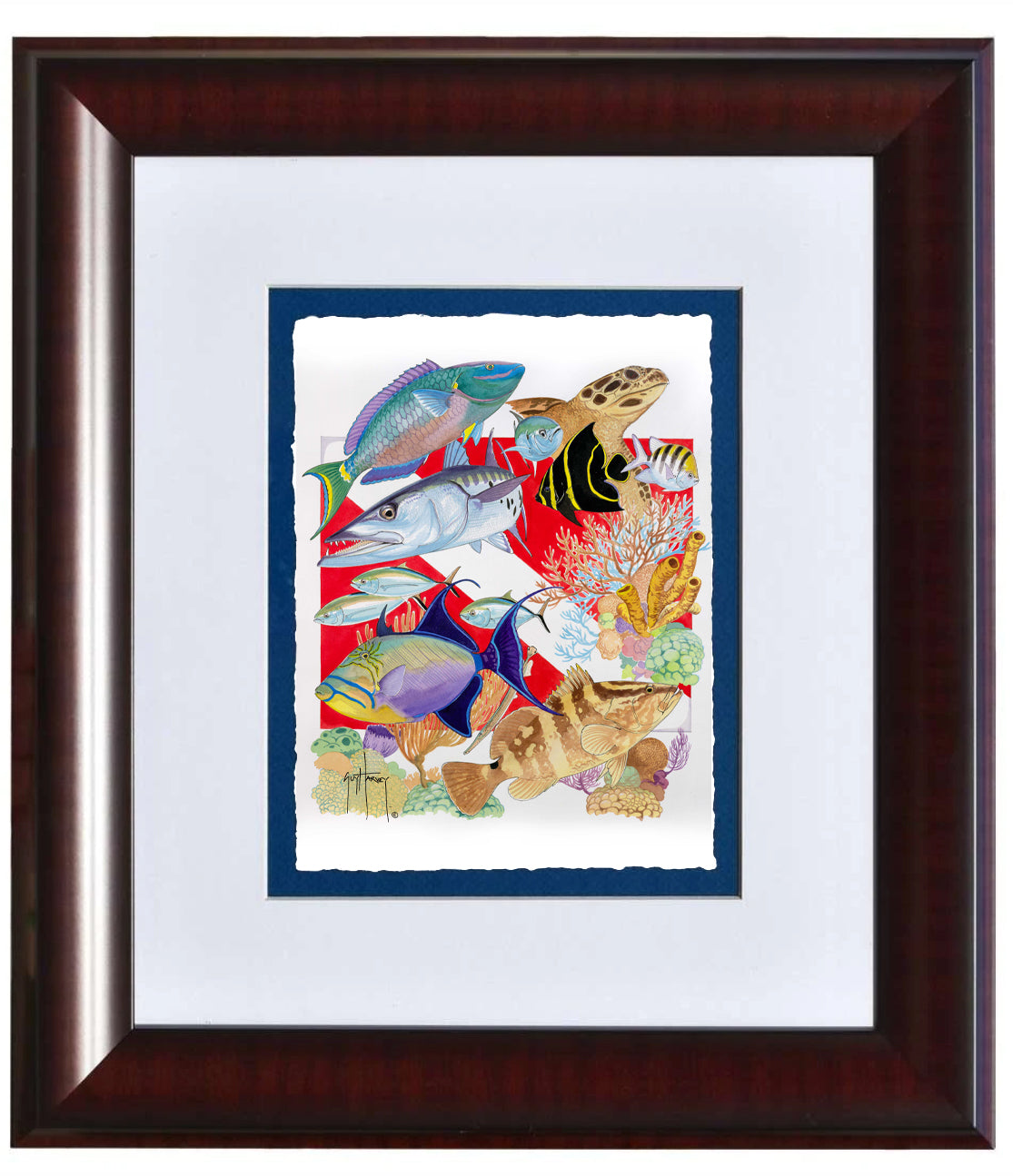 Diver's Delight Framed Open Edition View 1