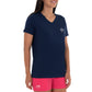Ladies Mahi Scribble Short Sleeve Navy T-Shirt View 6