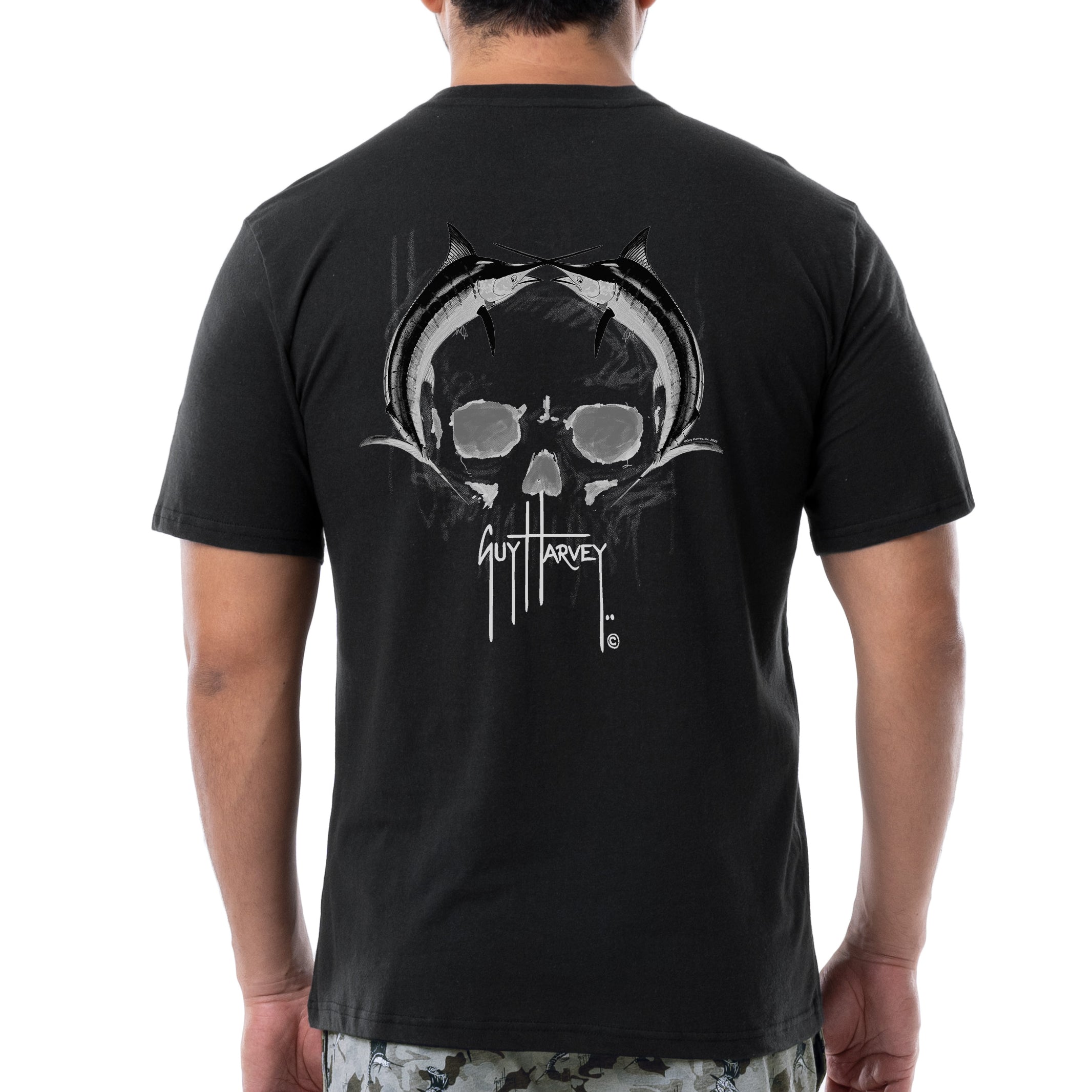 Marlin Skull Short Sleeve T-Shirt View 1