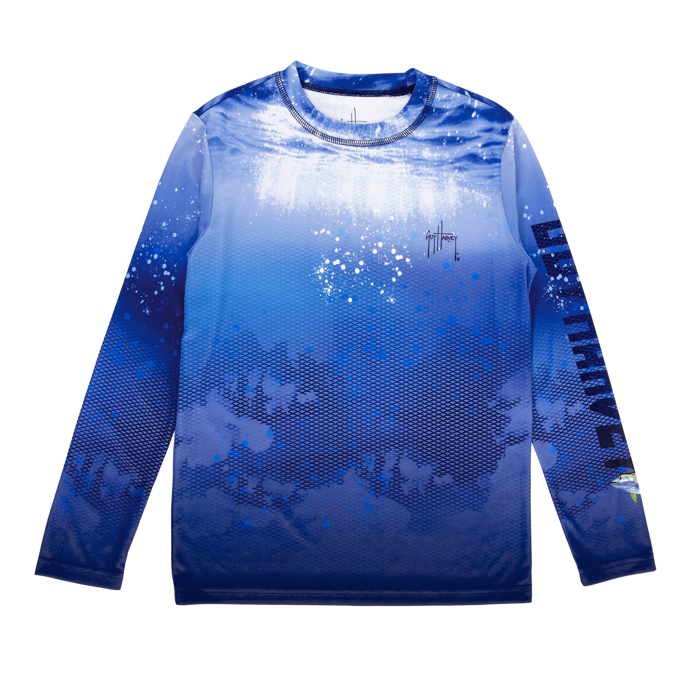 Kids Shark Performance Sun Protection Shirt UPF 30 View 3