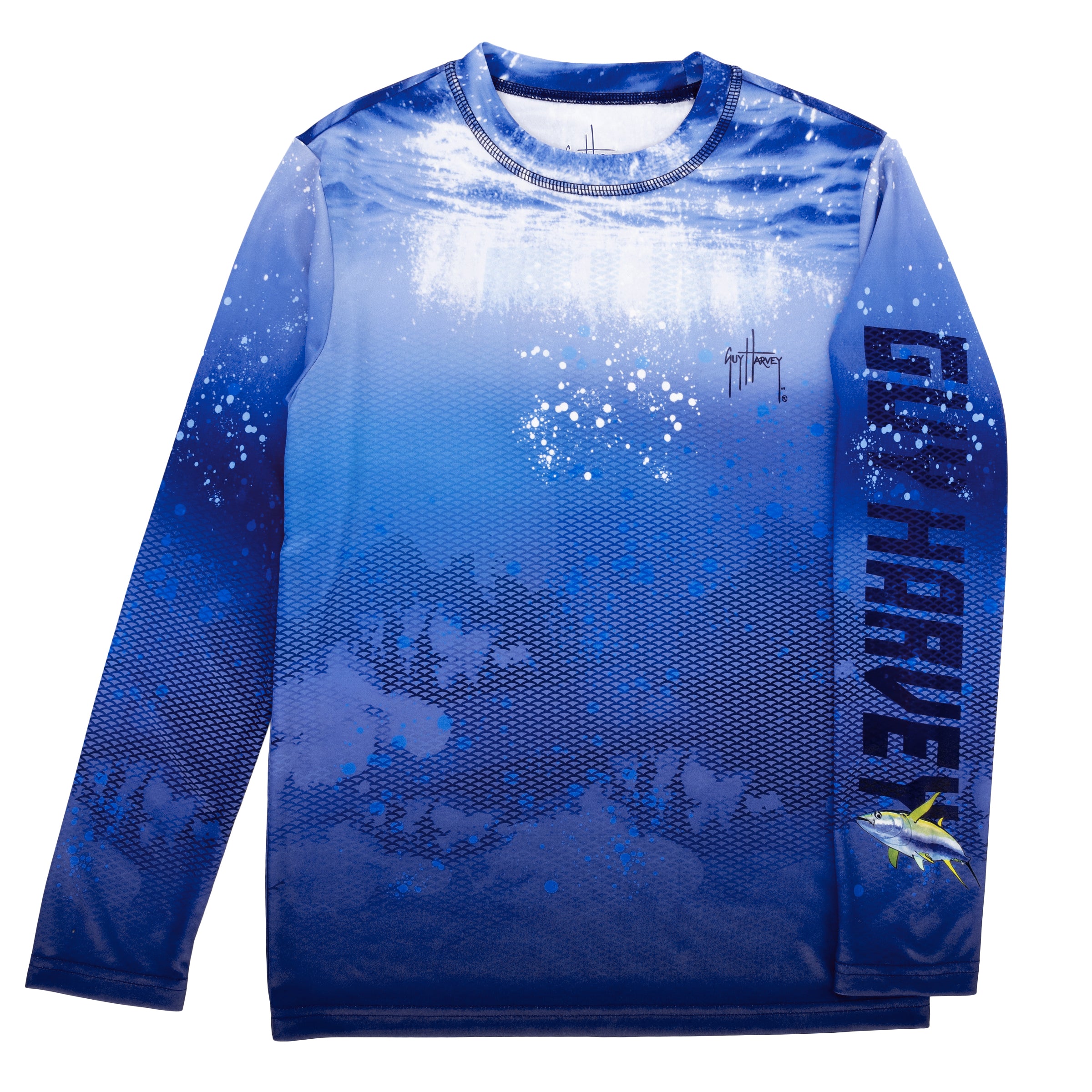 Kids Shark Performance Sun Protection Shirt UPF 30 View 4