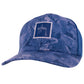 Men's Blue Salt Water All Over Flex Fitted Trucker Hat