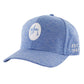 Men's Blue Cationic Velcro Back Performance Flex Fitted Hat View 1
