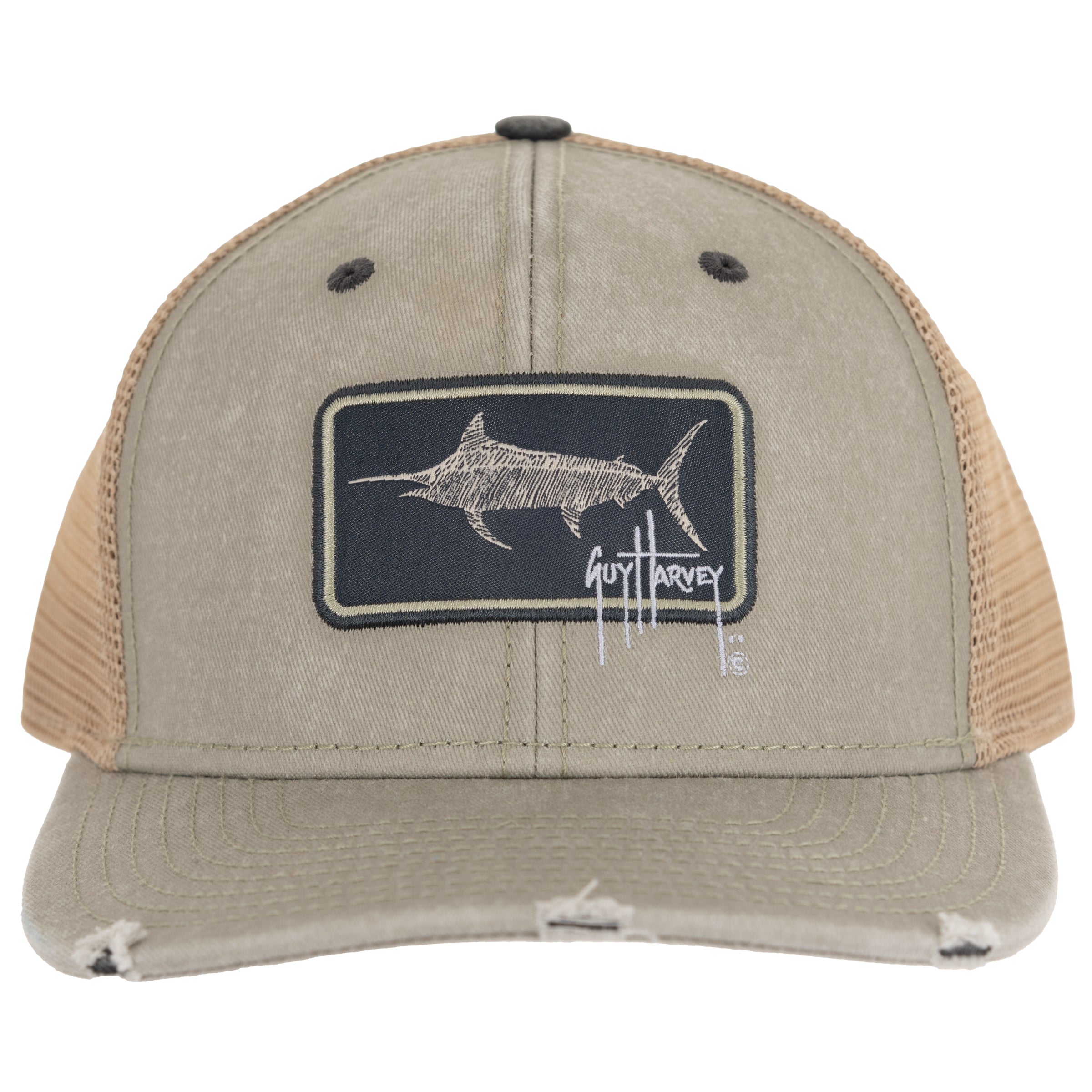 Men's Dove Billfish Patch Mesh Trucker Hat View 2