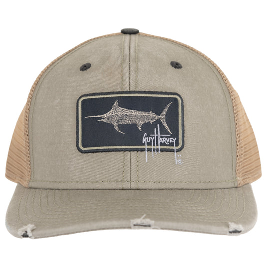 Men's Dove Billfish Patch Mesh Trucker Hat