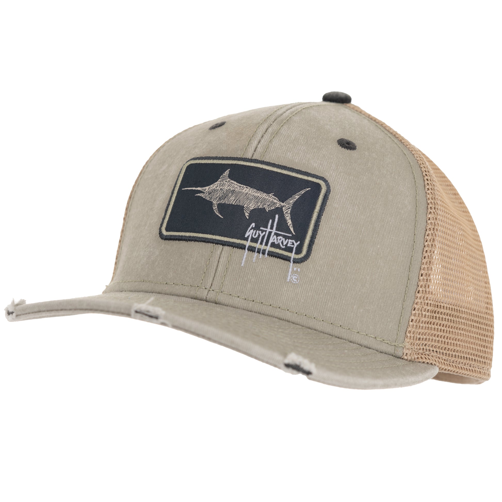 Men's Dove Billfish Patch Mesh Trucker Hat – Guy Harvey