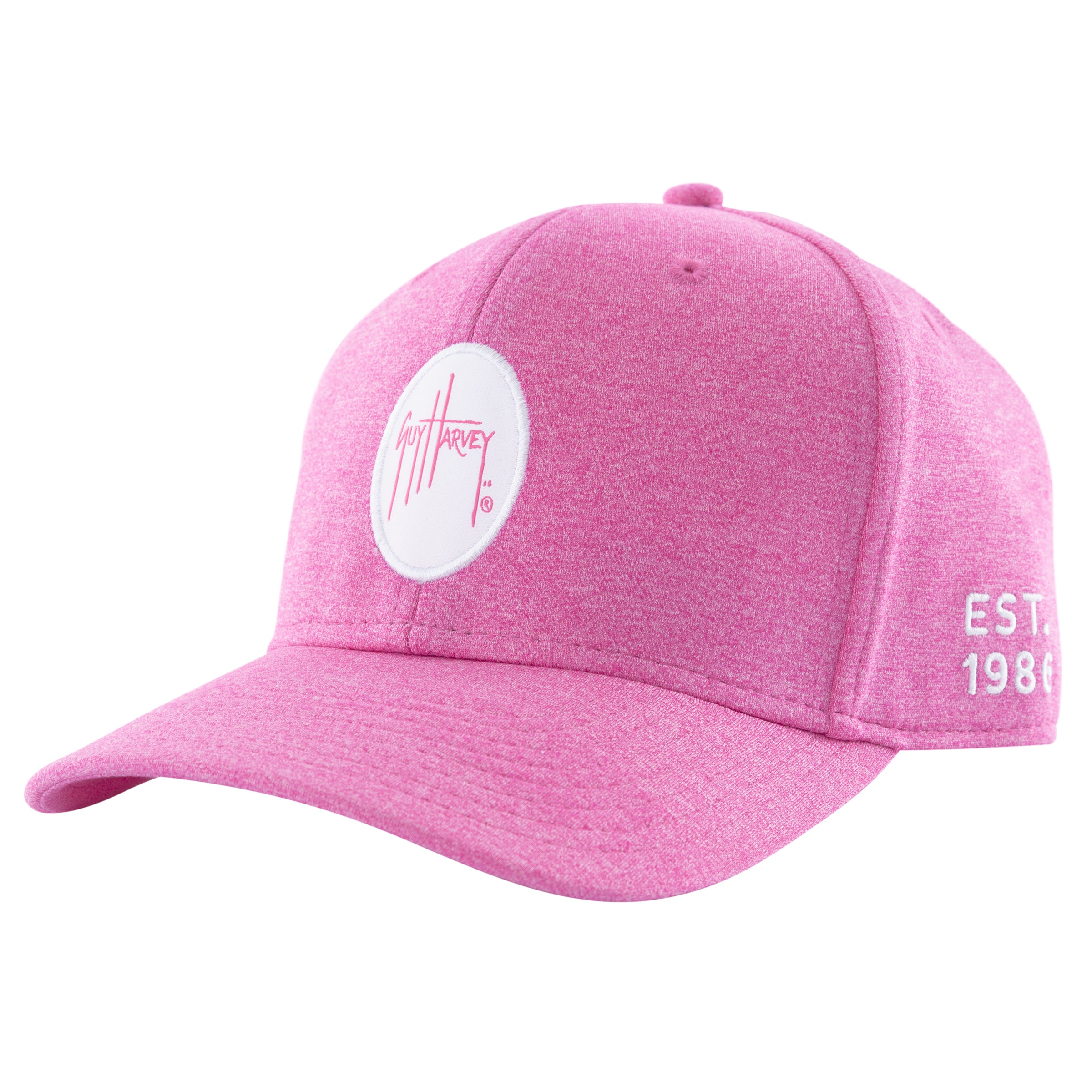 Ladies Pink Cationic Performance Flex Hat View 1