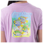 Ladies Angel Fish Short Sleeve Crew Neck T-Shirt View 3