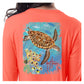 Ladies Turtle Chalk Long Sleeve Crew Neck T-Shirt