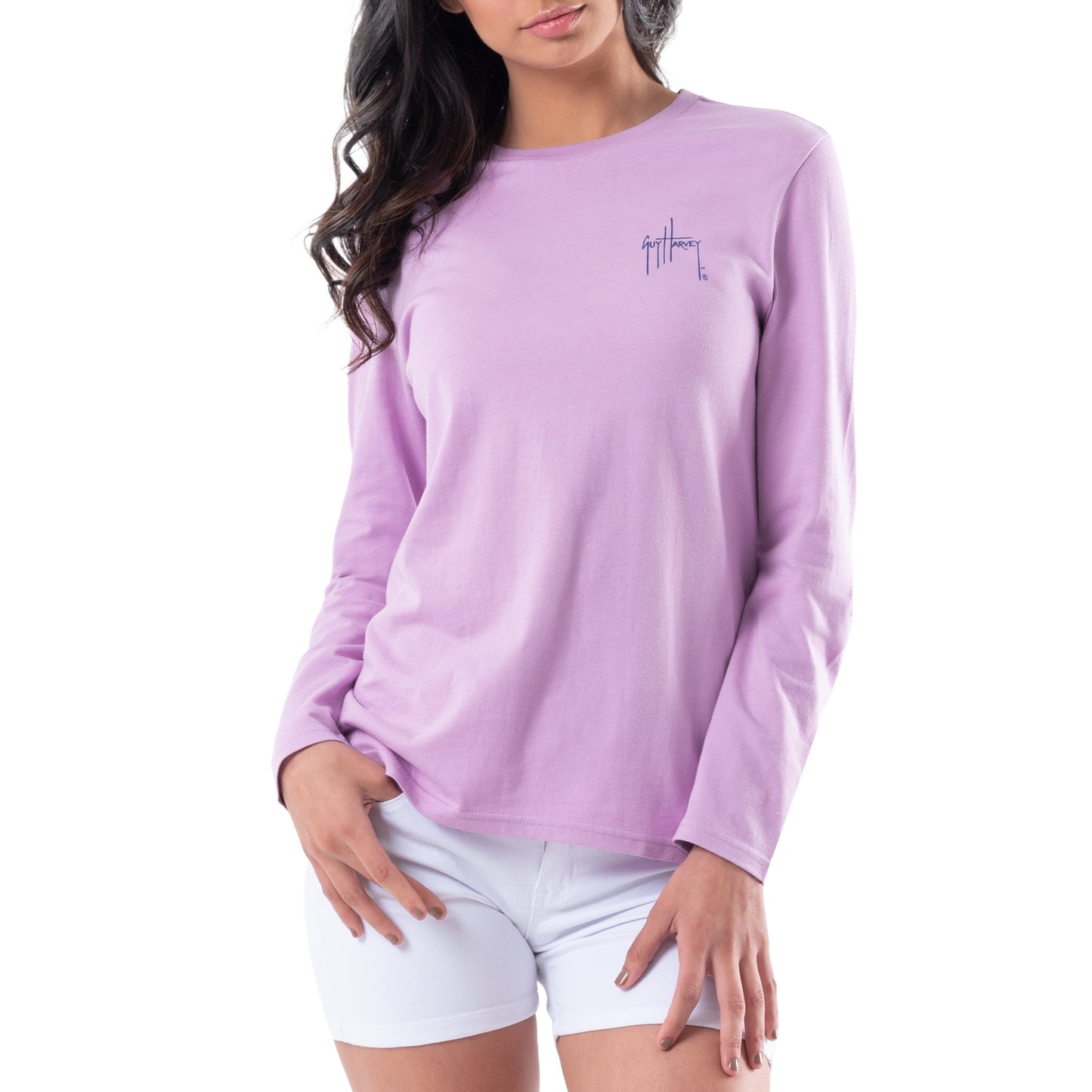 Ladies Southern Charm Long Sleeve Crew Neck T-Shirt
