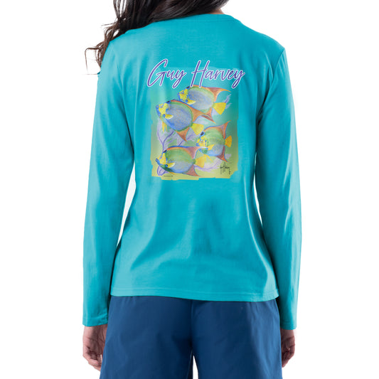 Women's Performance Fishing T-Shirt, Angelfish