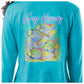 Ladies Angelfish Long Sleeve V-Neck T-Shirt View 3