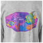 Ladies Queen Angel Long Sleeve V-Neck T-Shirt View 3
